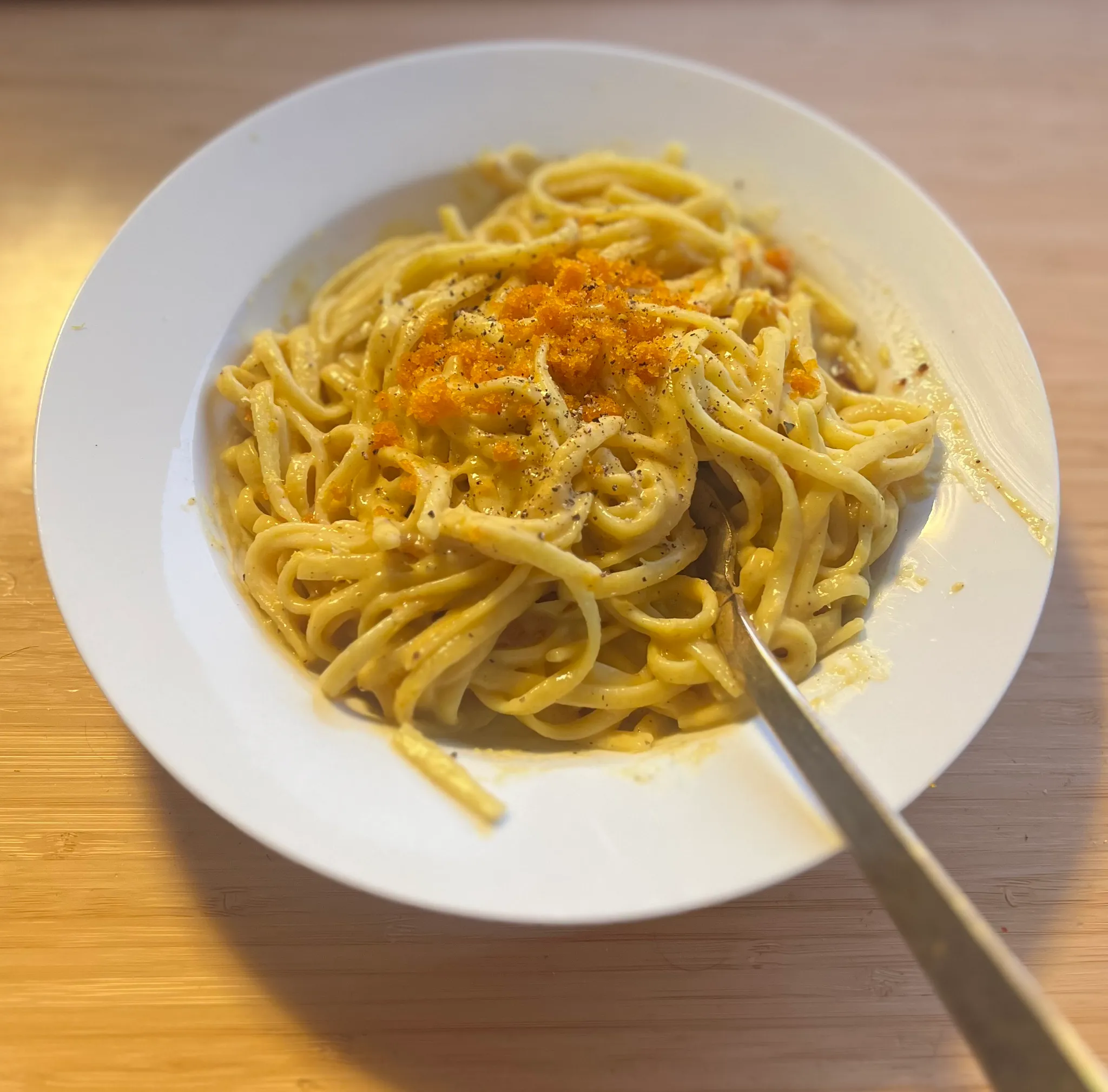 Spaghetti with Brown Butter, Lemon & Bottarga